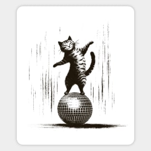 Disco Cat Magnet